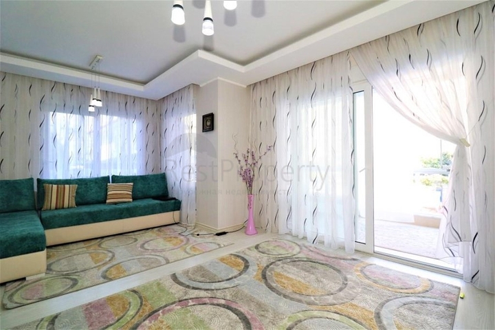 شقة غرفة وصالة - مفروشة - واسعة - ضمن مجمع - مهموتلار / الانيا 