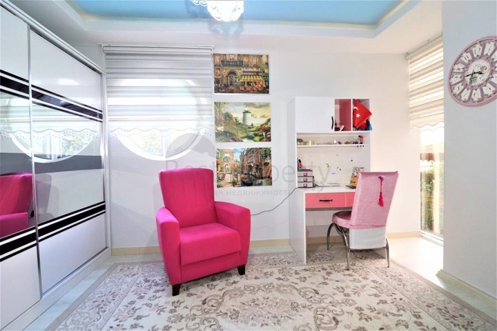 شقة غرفة وصالة - مفروشة - واسعة - ضمن مجمع - مهموتلار / الانيا 