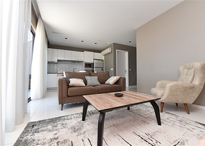 ضمن منطقة اوبا الراقية - 100 متر عن البحر - دوبلكس مفروشة - اوبا / الانيا 