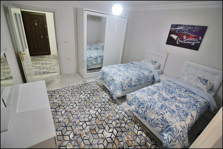 شقة مفروشة - غرفتين وصالة - مهموتلار / الانيا 