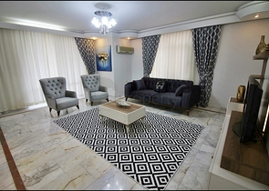 شقة مفروشة - غرفتين وصالة - مهموتلار / الانيا 