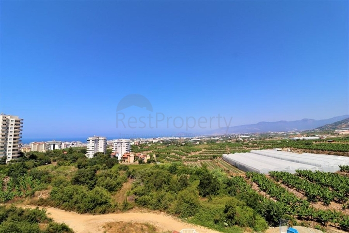 اطلالة بحر وجبل - دوبلكس غرفتين وصالة - مجمع حديث - مهموتلار / الانيا 