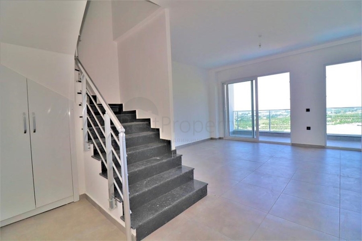 اطلالة بحر وجبل - دوبلكس غرفتين وصالة - مجمع حديث - مهموتلار / الانيا 