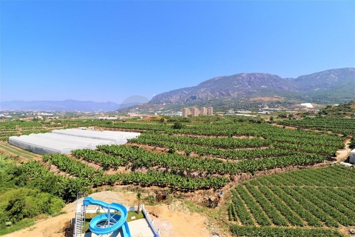 اطلالة بحر وجبل - دوبلكس غرفتين وصالة - مجمع حديث - مهموتلار / الانيا 