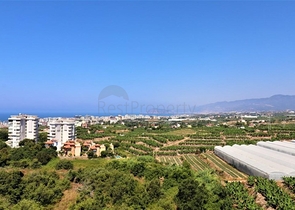 اطلالة بحر وجبل - دوبلكس غرفتين وصالة - مجمع حديث - مهموتلار / الانيا 