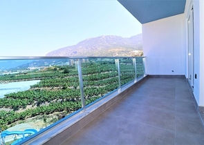 اطلالة بحر وجبل - دوبلكس غرفتين وصالة - مجمع حديث - مهموتلار / الانيا 