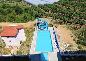 اطلالة بحر وجبل - دوبلكس غرفتين وصالة - مجمع حديث - مهموتلار / الانيا 