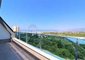 اطلالة بحر وجبل - دوبلكس غرفتين وصالة - مجمع حديث - مهموتلار / الانيا 