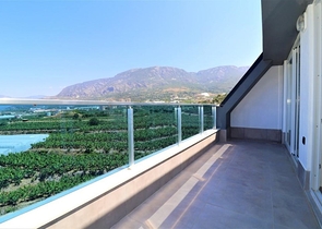 اطلالة بحر وجبل - دوبلكس غرفتين وصالة - مجمع حديث - مهموتلار / الانيا 