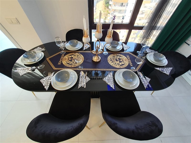 شقة انيقة -تصميم 1+2 - ضمن مجمع جديد - مهموتلار / الانيا 