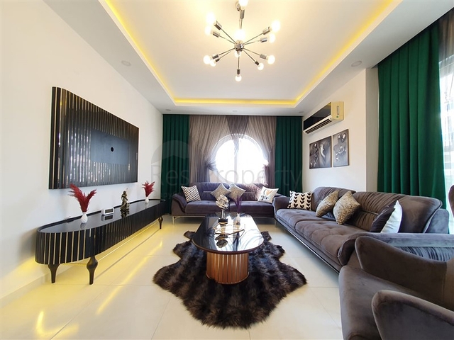 شقة انيقة -تصميم 1+2 - ضمن مجمع جديد - مهموتلار / الانيا 