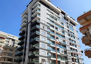 شقة انيقة -تصميم 1+2 - ضمن مجمع جديد - مهموتلار / الانيا 