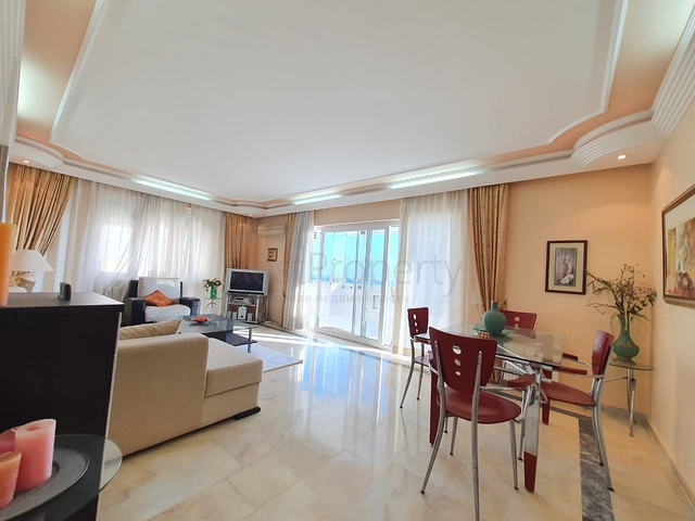 اطلالة بحر- مجمع اول صف على البحر -شقة 2 غرفة - مهموتلار / الانيا 