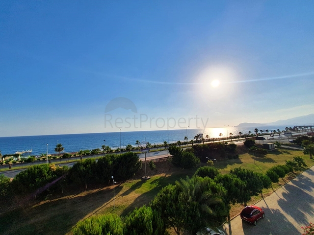 اطلالة بحر- مجمع اول صف على البحر -شقة 2 غرفة - مهموتلار / الانيا 