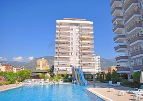 اطلالة بحر- مجمع اول صف على البحر -شقة 2 غرفة - مهموتلار / الانيا 