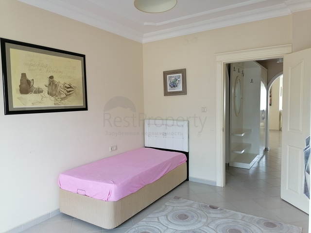 اطلالة بحر - طابق مرتفع - شقة غرفتين وصالة مفروشة -مهموتلار / الانيا 