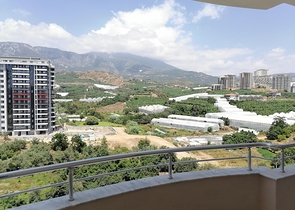 اطلالة بحر - طابق مرتفع - شقة غرفتين وصالة مفروشة -مهموتلار / الانيا 