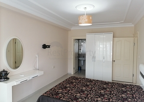 اطلالة بحر - طابق مرتفع - شقة غرفتين وصالة مفروشة -مهموتلار / الانيا 