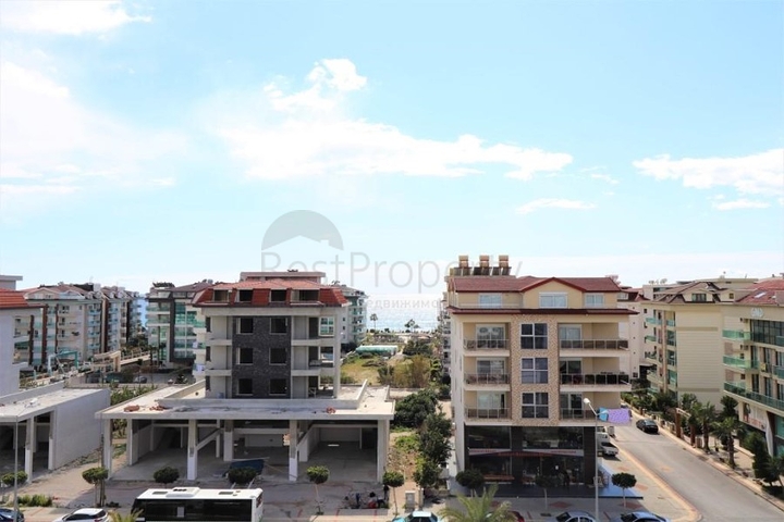 اطلالة بحر - دوبلكس 1+3 مفروشة - مجمع حديث - كاستل / الانيا 