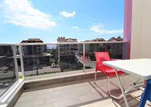 اطلالة بحر - دوبلكس 1+3 مفروشة - مجمع حديث - كاستل / الانيا 