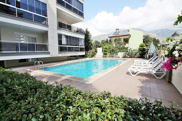 شقة غرفة وصالة واسعة 75 متر - ضمن مجمع - مهموتلار / الانيا