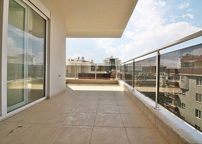 شقة غرفة وصالة واسعة 75 متر - ضمن مجمع - مهموتلار / الانيا