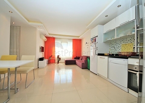 مناسبة للمستثمرين - شقة غرفة وصالة ضمن مجمع فاخر- في منطقة اوبا / الانيا 