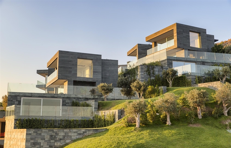 فيلات تطل على القلعة الرئيسية في بودروم وجزر كوس وكارادا