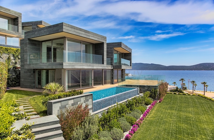 فيلات تطل على القلعة الرئيسية في بودروم وجزر كوس وكارادا