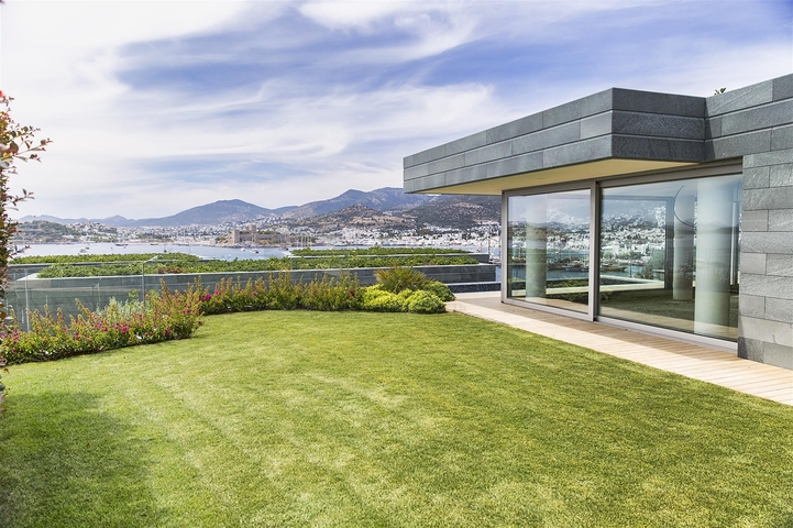 فيلات تطل على القلعة الرئيسية في بودروم وجزر كوس وكارادا