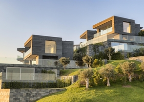 فيلات تطل على القلعة الرئيسية في بودروم وجزر كوس وكارادا