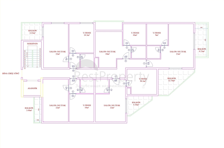 بأسعار مناسبة - بالتقسيط دون فوائد - مجمع قيد الانشاء - مهموتلار / الانيا 