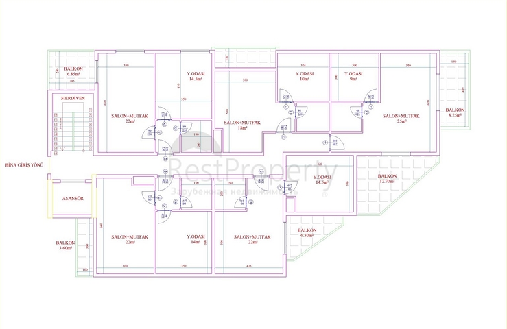 بأسعار مناسبة - بالتقسيط دون فوائد - مجمع قيد الانشاء - مهموتلار / الانيا 