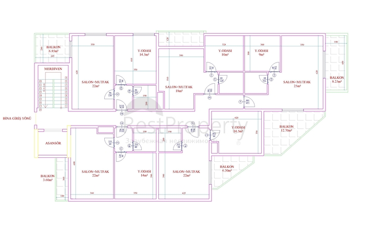 بأسعار مناسبة - بالتقسيط دون فوائد - مجمع قيد الانشاء - مهموتلار / الانيا 