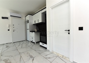 سعر مناسب - شقة غرفة وصالة مفروشة -ضمن مجمع حديث -افسلار / الانيا 