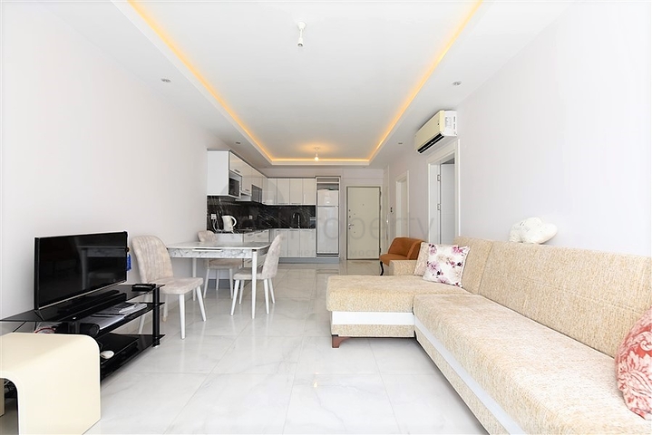 مجمع فاخر - شقة غرفة وصالة مفروشة - مهموتلار / الانيا 