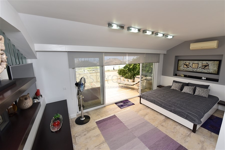 دوبلكس انيقة - اطلالة مفتوحة - اثاث فاخر - في منطقة كوناكلي / الانيا 