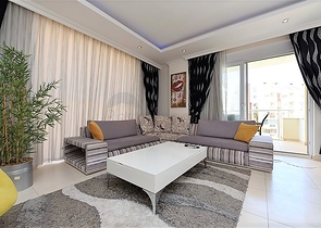 مجمع بخدمات فاخرة - شقة مفروشة غرفتين صالة - افسلار / الانيا 