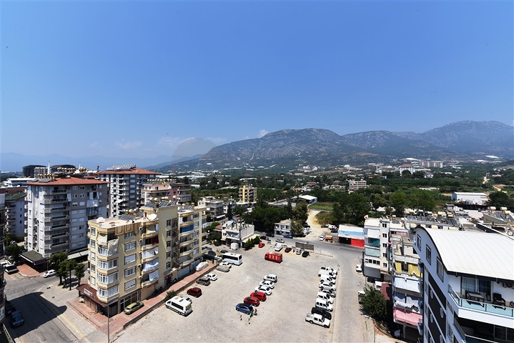 اطلالة بحر - طابق مرتفع - شقة غرفة وصالة ضمن مجمع - مهموتلار / الانيا 