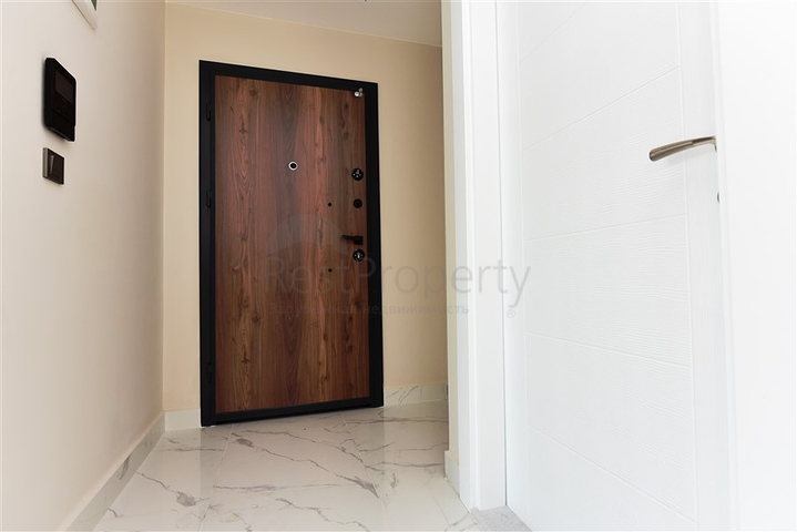 اطلالة بحر - طابق مرتفع - شقة غرفة وصالة ضمن مجمع - مهموتلار / الانيا 