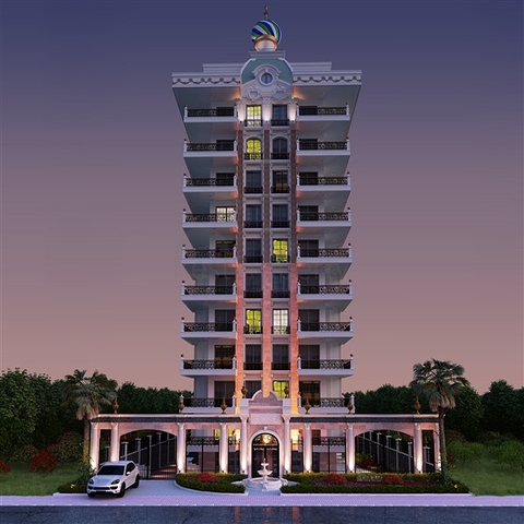 على البحر مباشرة - مجمع سكني فاخر قيد الانشاء -في مهموتلار / الانيا 