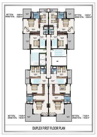 على البحر مباشرة - مجمع سكني فاخر قيد الانشاء -في مهموتلار / الانيا 