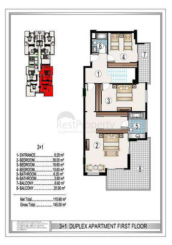 على البحر مباشرة - مجمع سكني فاخر قيد الانشاء -في مهموتلار / الانيا 