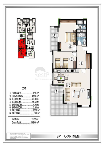 على البحر مباشرة - مجمع سكني فاخر قيد الانشاء -في مهموتلار / الانيا 