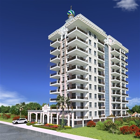 على البحر مباشرة - مجمع سكني فاخر قيد الانشاء -في مهموتلار / الانيا 