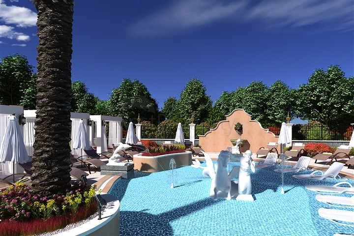 على البحر مباشرة - مجمع سكني فاخر قيد الانشاء -في مهموتلار / الانيا 