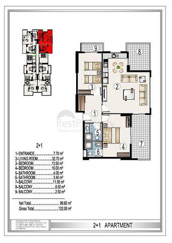 على البحر مباشرة - مجمع سكني فاخر قيد الانشاء -في مهموتلار / الانيا 