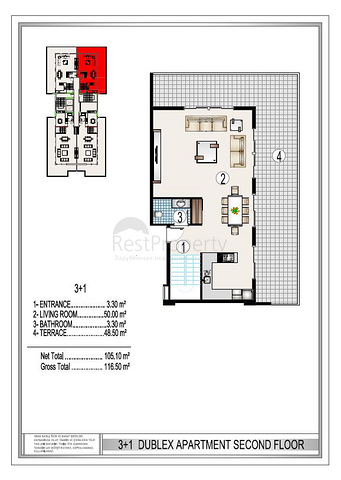 على البحر مباشرة - مجمع سكني فاخر قيد الانشاء -في مهموتلار / الانيا 