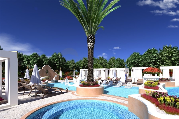 على البحر مباشرة - مجمع سكني فاخر قيد الانشاء -في مهموتلار / الانيا 