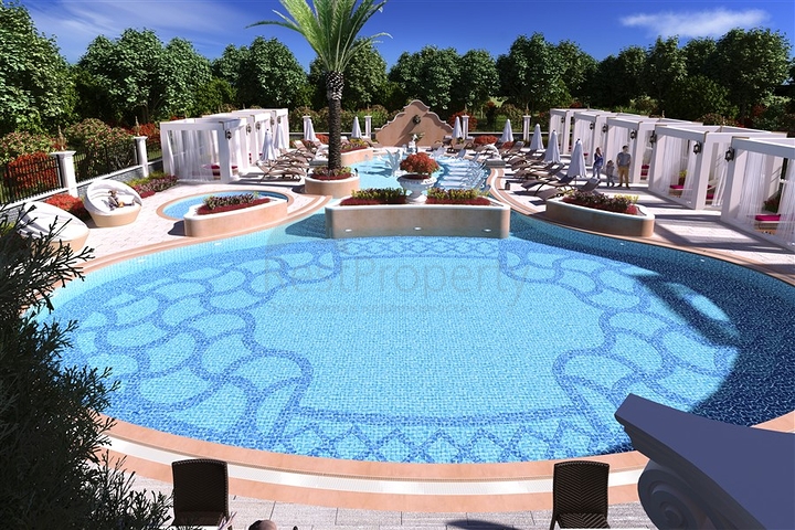 على البحر مباشرة - مجمع سكني فاخر قيد الانشاء -في مهموتلار / الانيا 